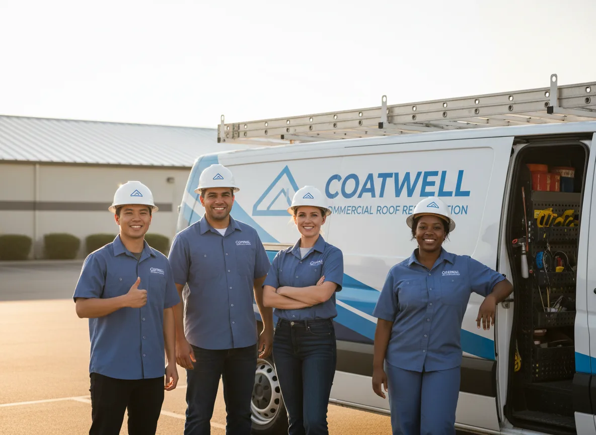 Commercial roof coating company in Levering, MI